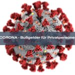 Corona Covid-19 Coronavirus Bußgelder für Privatpersonen